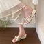 Dép Nữ Cao Gót Quai Nơ – Đi Nhẹ, Không Mỏi, Tăng Chiều Cao Tự Nhiên H004 - NT SHOES