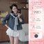 Áo sơ mi kẻ sọc GUMIN thiết kế áo dáng ngắn phối khăn vai kiểu dáng basic thanh lịch, Áo sơ mi nữ công sở sang trọng
