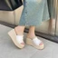 Dép Guốc Nữ Cao Gót Quai Vải Ngang Đế Cói Cao 5cm – Êm Chân, Không Đau Khi Đi Lâu H007 - NT SHOES
