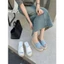 Dép Guốc Nữ Cao Gót Quai Vải Ngang Đế Cói Cao 5cm – Êm Chân, Không Đau Khi Đi Lâu H007 - NT SHOES