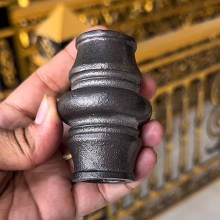 Ổ Xỏ Song Tiện Gang loại đẹp, Lỗ phi 21mm, kích thước tổng thể dài 7cm, ngang 4.5cm phù hợp lắp cho các loại song sắt