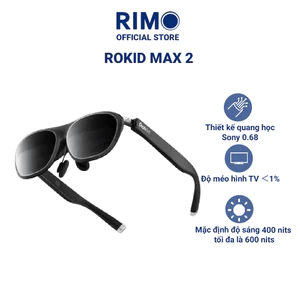 Kính Thông Minh Rokid Max 2 – Màn Hình AR 120Hz, Xem Phim Full HD, Kết Nối Điện Thoại [Nguyên Seal]