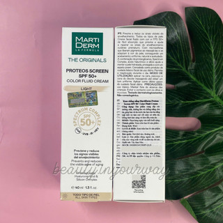 Kem chống nắng bảo vệ da toàn diện Martiderm The OriginalsProteos Screen SPF50+ FluidCream