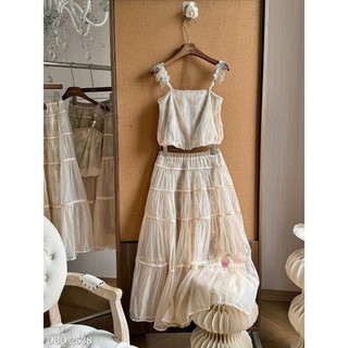Siêu phẩm mùa hè set maxi tơ bồng bềnh quyến rũ chị em diện đi du lịch năng động thoải mái siêu xinh - Baotrang.clothes