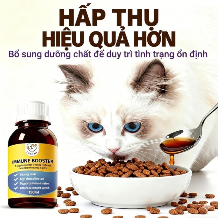 Cassiel Pet Vitamin Dạng Lỏng Hỗ Trợ Phòng Ngừa Nhiễm Trùng Do Virus Và Tăng Cường Tăng Dề Kháng Cho Chó Và Mèo