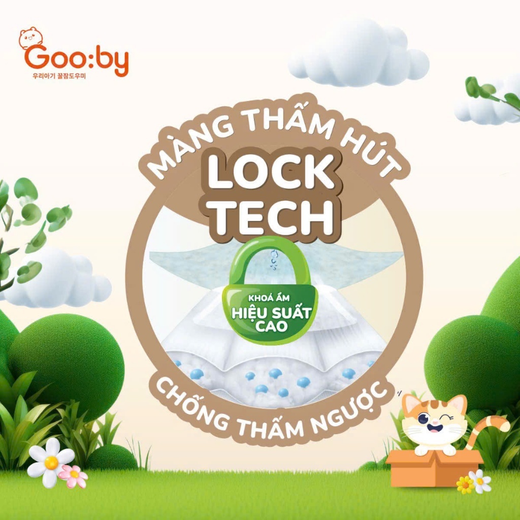 Combo 3 Bịch Tã/Bỉm Dán và Quần Gooby Ngày Siêu Mỏng Nhẹ, Đủ Size Cho Bé Từ NB-3XL