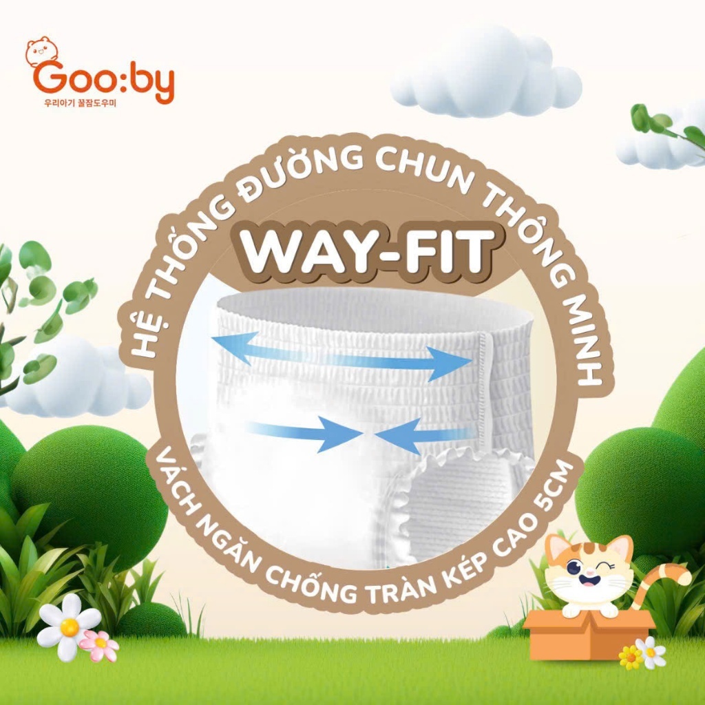 Combo 3 Bịch Tã/Bỉm Dán và Quần Gooby Ngày Siêu Mỏng Nhẹ, Đủ Size Cho Bé Từ NB-3XL