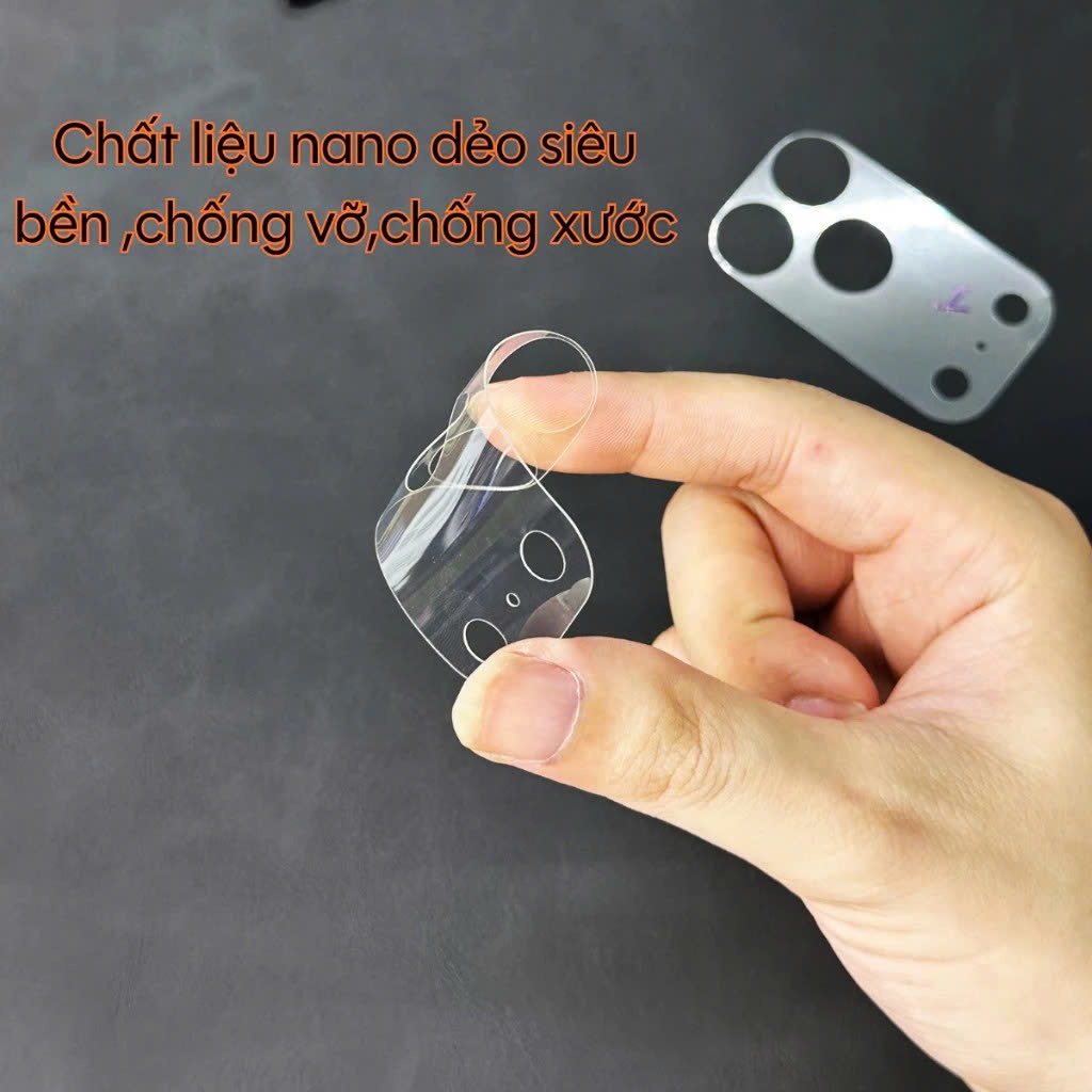 Miếng PPF Dán Xung Quanh Viền Camera Bảo Vệ Chống Trầy Xước cho iP 17 Pro Max| 17 Pro| 17 Air