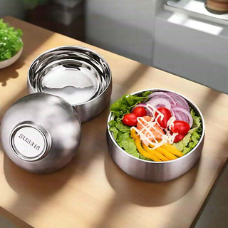 Chén bát inox 316 dùng ăn cơm ăn canh súp, tô cơm inox 3 lớp cách nhiệt ưu tiên cho trẻ em loại xịn
