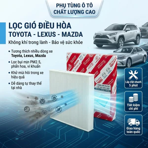 Lọc gió điều hòa cho Toyota Altis Innova Fortuner Camry Corolla Cross lọc khử mùi (87139-58010)