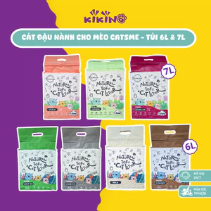 Cát Đậu Nành Catsme - Túi 6L & 7L - Cát Vệ Sinh Cho Mèo Tofu Cat Litter Catsme, Khử Mùi, Vón Tốt