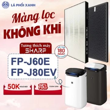 Màng lọc không khí cho máy FP-J60E-W FP-J80EV-H, Màng lọc hepa - Tấm lọc không khí