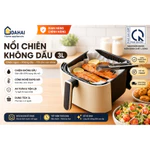 Nồi Chiên Không Dầu 3L 1200W Bảo Hành 1 Năm – Mini Nhỏ Gọn, Núm Cơ Dễ Dùng, Cho Gia Đình 2–4 Người — ảnh 7