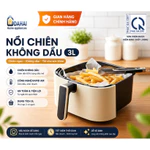 Nồi Chiên Không Dầu 3L 1200W Bảo Hành 1 Năm – Mini Nhỏ Gọn, Núm Cơ Dễ Dùng, Cho Gia Đình 2–4 Người — ảnh 6