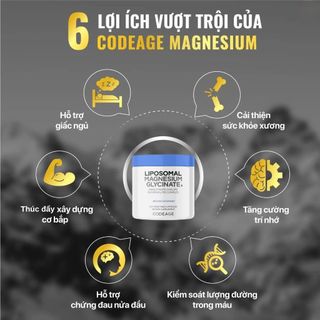 TPBVSK Viên Uống Bảo Vệ Sức Khỏe Codeage Liposomal Magnesium, Hộp 240 Viên