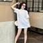 Áo thun nữ trơn GUMIN thiết kế áo form rộng thụng giấu quần sang chảnh, Áo pull nữ cổ tròn dày dặn cao cấp