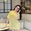 Áo thun nữ trơn GUMIN thiết kế áo form rộng thụng giấu quần sang chảnh, Áo pull nữ cổ tròn dày dặn cao cấp