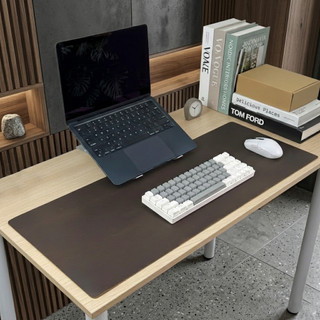 Lót Chuột Da Bò Sáp Thật Kích Thước Lớn 40x80cm - Chống Thấm, Chống Xước Bền Đẹp Theo Thời Gian