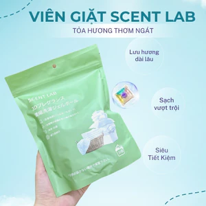 Viên giặt Scentlab 5in1 Nhật Bản làm sạch vết bẩn, lưu hương thơm lâu. VIÊN GIẶT NHẬT BẢN SCENT LAB 30 viên