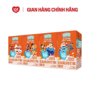 Lốc Sữa chua uống KUN vị cam 110ml