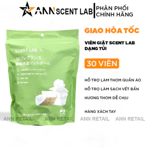 Viên giặt quần áo Scent Lab 5 trong 1 là giải pháp giặt giũ tiện lợi, phù hợp cho cuộc sống hiện đại