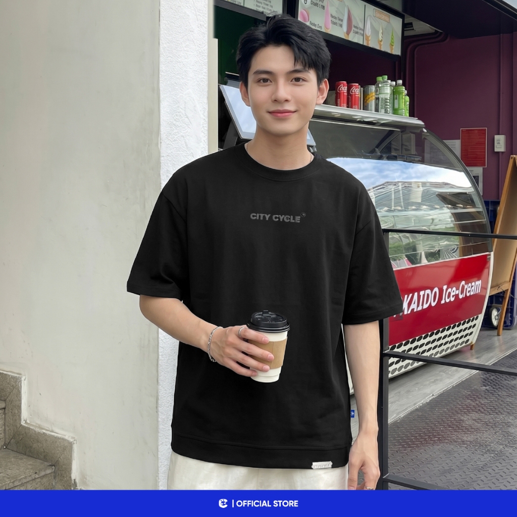 Áo thun phông unisex t-shirt form boxy nam nữ Local Brand Chính Hãng City Cycle Áo thun Eleven