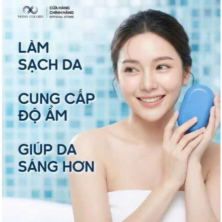 COMBO 2 Xà phòng Hoa Đậu Biếc Soap trắng da Dok Anchan Blue Many Colors tắm trắng và dưỡng da body