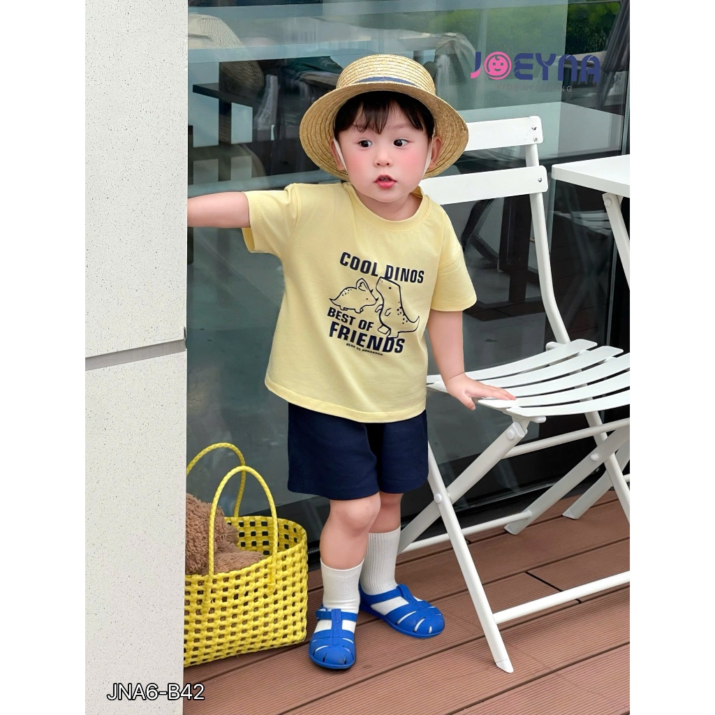 Set bộ cộc Joeyna B42 cool dinos ho bé 8-23kg