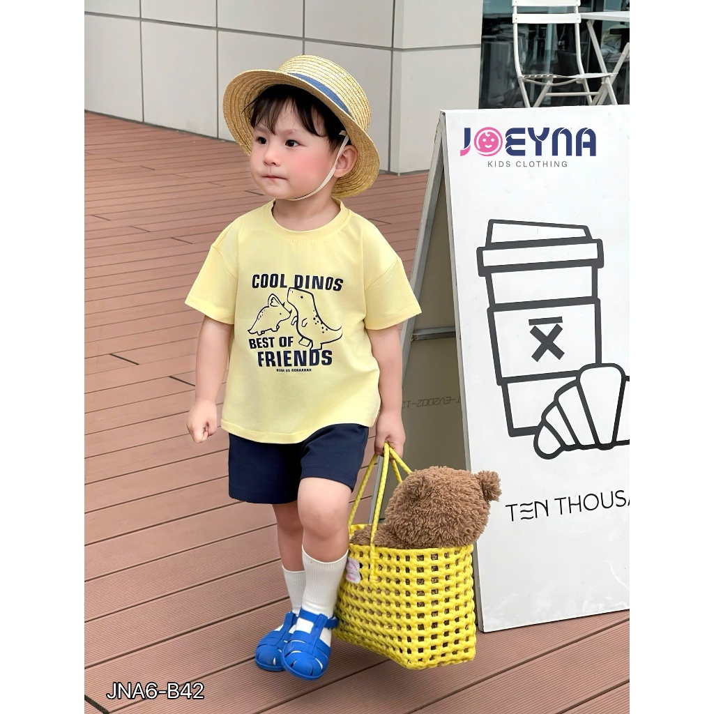 Set bộ cộc Joeyna B42 cool dinos ho bé 8-23kg