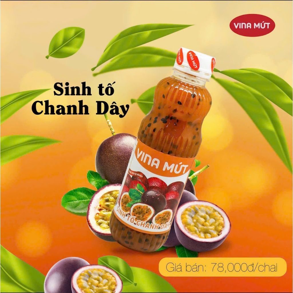 Sinh tố Vina chai nhựa 1000g
