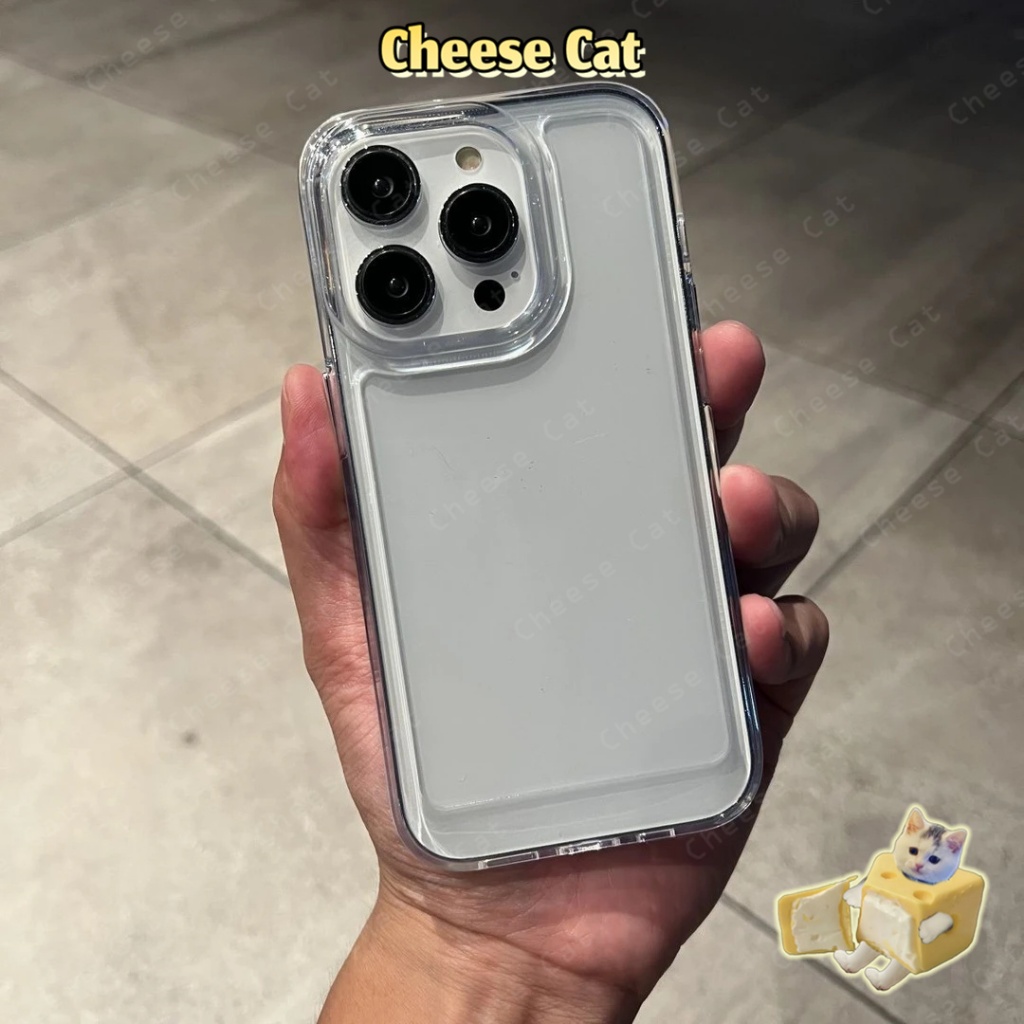 Ốp điện thoại trong suốt màu đen siêu trong suốt cho iPhone 14 13 12 11 15 16 17 Pro Max 7Plus Xs Max XR
