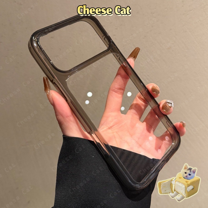 HD Clear Ốp lưng iPhone 17 Pro Max trong suốt đơn giản cho iPhone 13 12 11 14 15 16 XR Xs Max 7 8 Plus