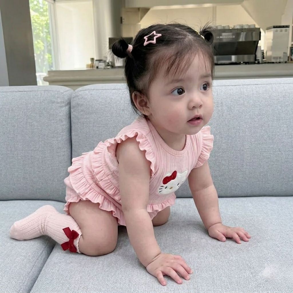 (COMBO 1-2-3 ) BỘ CHẤT TĂM GÂN MẦU MÈO NHÍ SZ 7 - 22 KG QUẦN ÁO BÉ GÁI MÙA HÈ 2026