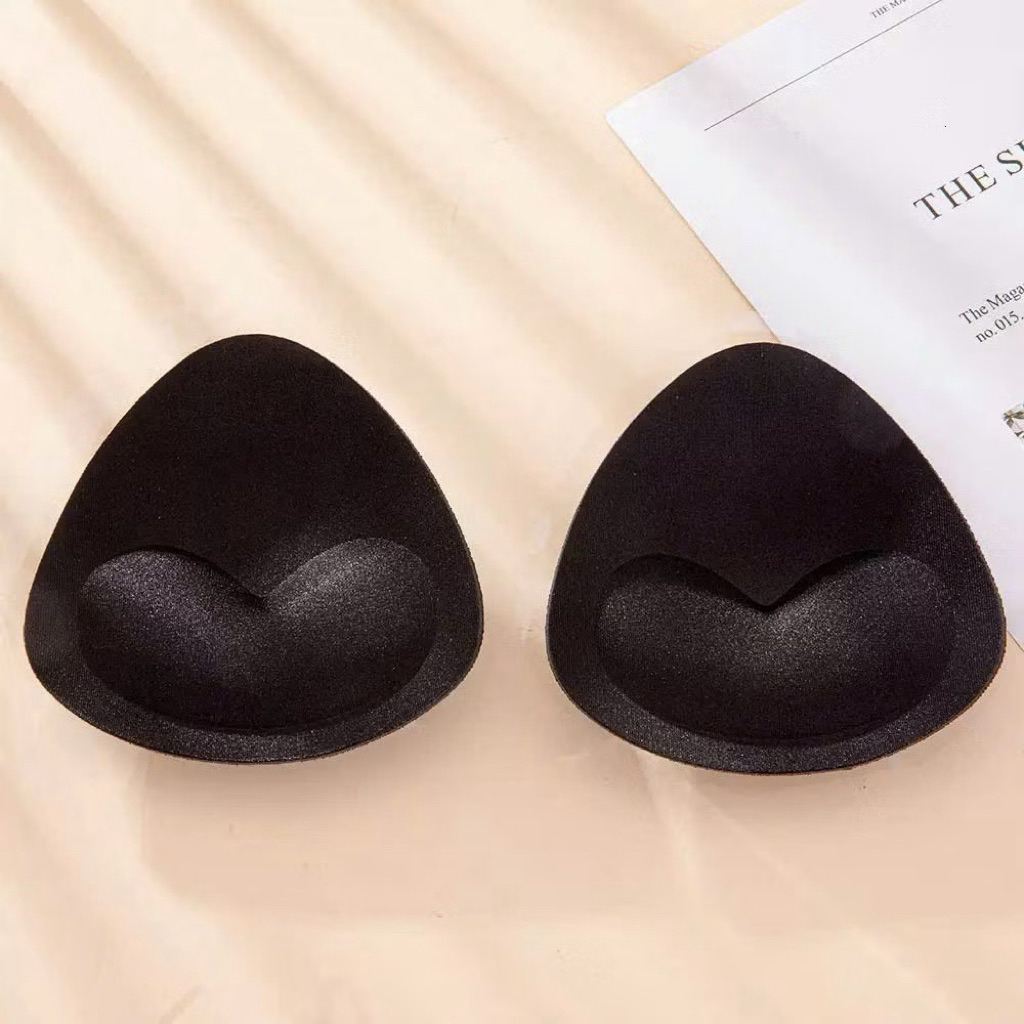 2 miếng đệm áo ngực,đệm nâng tam giác dạng kép dính chống trượt 606