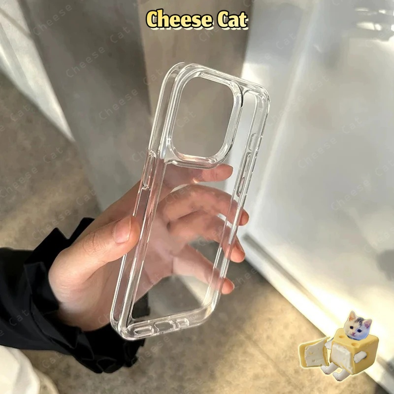 Ốp điện thoại trong suốt siêu trong suốt cho iPhone 11 12 13 14 15 16 17 Pro Max 7Plus Xs Max XR