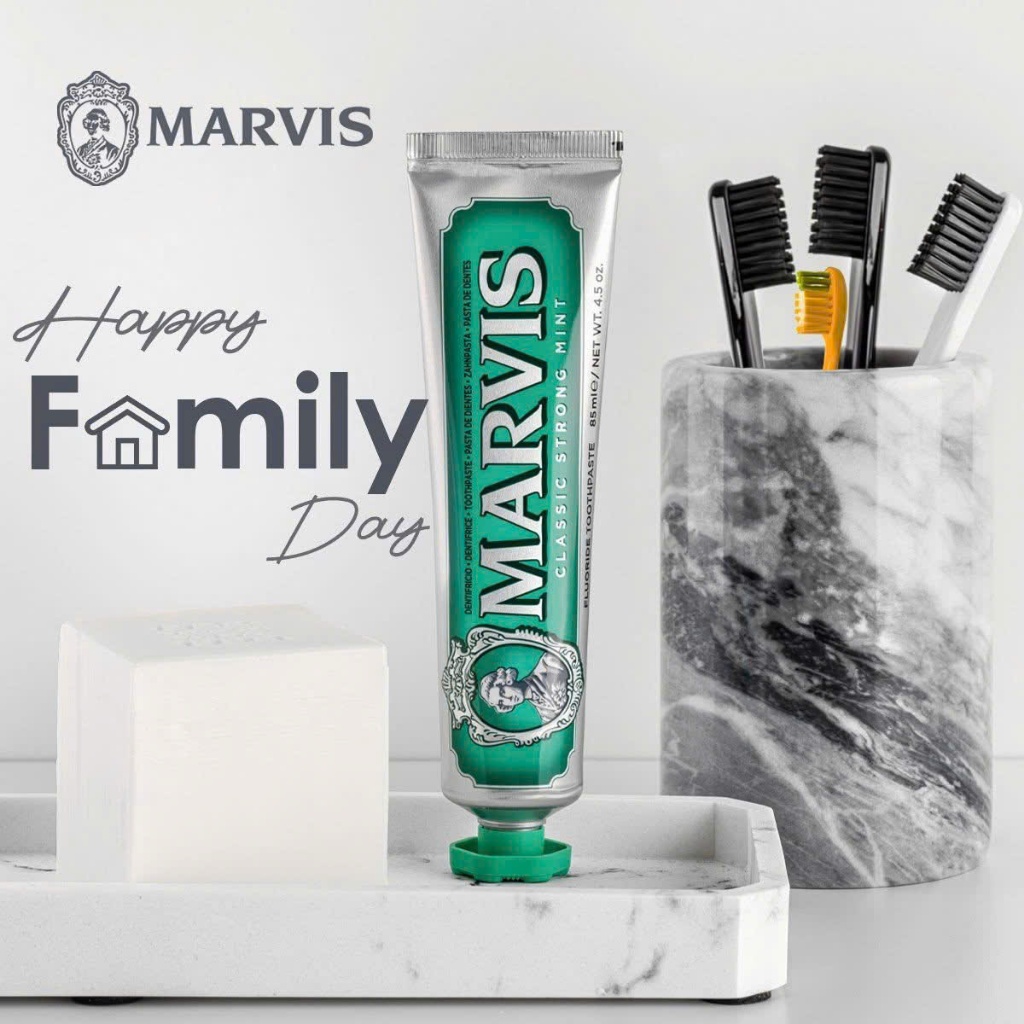 (Marvis chính hãng) Bộ Sưu Tập Kem Đánh Răng Marvis 7 Classic Sensations 85ml – Hơi thở thơm mát, hỗ trợ trắng răng