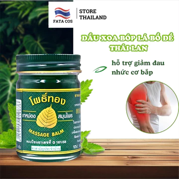 Dầu cù là thái lan, dầu xoa bóp lá bồ đề hỗ trợ giảm đau mỏi cơ bắp, đau đầu, say xe FATA CO'S 50gr