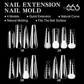 Form Úp Móng VICOVI Chính Hãng Nail Extension Mold 96pcs/Hộp – Form Đắp Gel Nhanh, Tạo Khuôn Móng THEGIOINAIL666