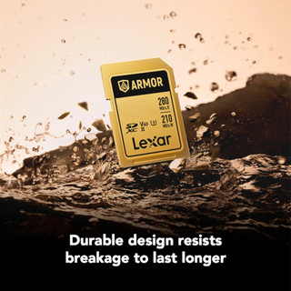 Thẻ nhớ Máy Ảnh SDXC Lexar ARMOR 64GB UHS-II U3 4K V60 Đọc 280MB/s, Ghi 210MB/s (Gold Series) - Phụ Kiện Nhất Tín
