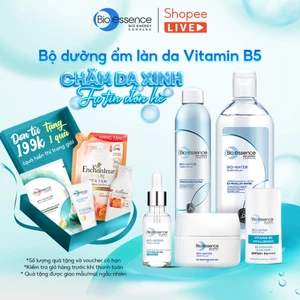 Bộ Bio-essence Water dưỡng ẩm dịu da: Xịt Khoáng 300ml, Tinh Chất Serum 30ml, Kem Dưỡng 50g - LIVE
