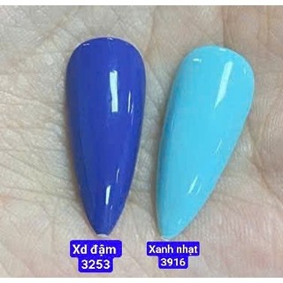 sơn gel nail, sơn thạch xanh dương loại 100g cho nailbox