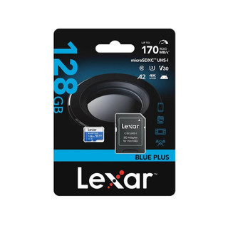 Thẻ nhớ MicroSDXC Lexar Blue Plus 128GB A2 V30 U3 4K 170MB/s with Adapter (Xanh) - Phụ Kiện Nhất Tín