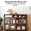 Bamboo Living Mall Tủ Bếp Trượt 2 Chiều Không Kêu Dễ Lau Chùi Vết Dầu Mỡ Thiết Kế Tối Giản