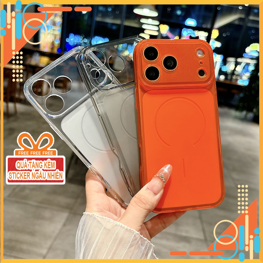 Ốp iPhone Silicon Dẻo Chống Trầy Camera, Bản Nâng Cấp iP17 – Dùng Cho 11–17 Series
