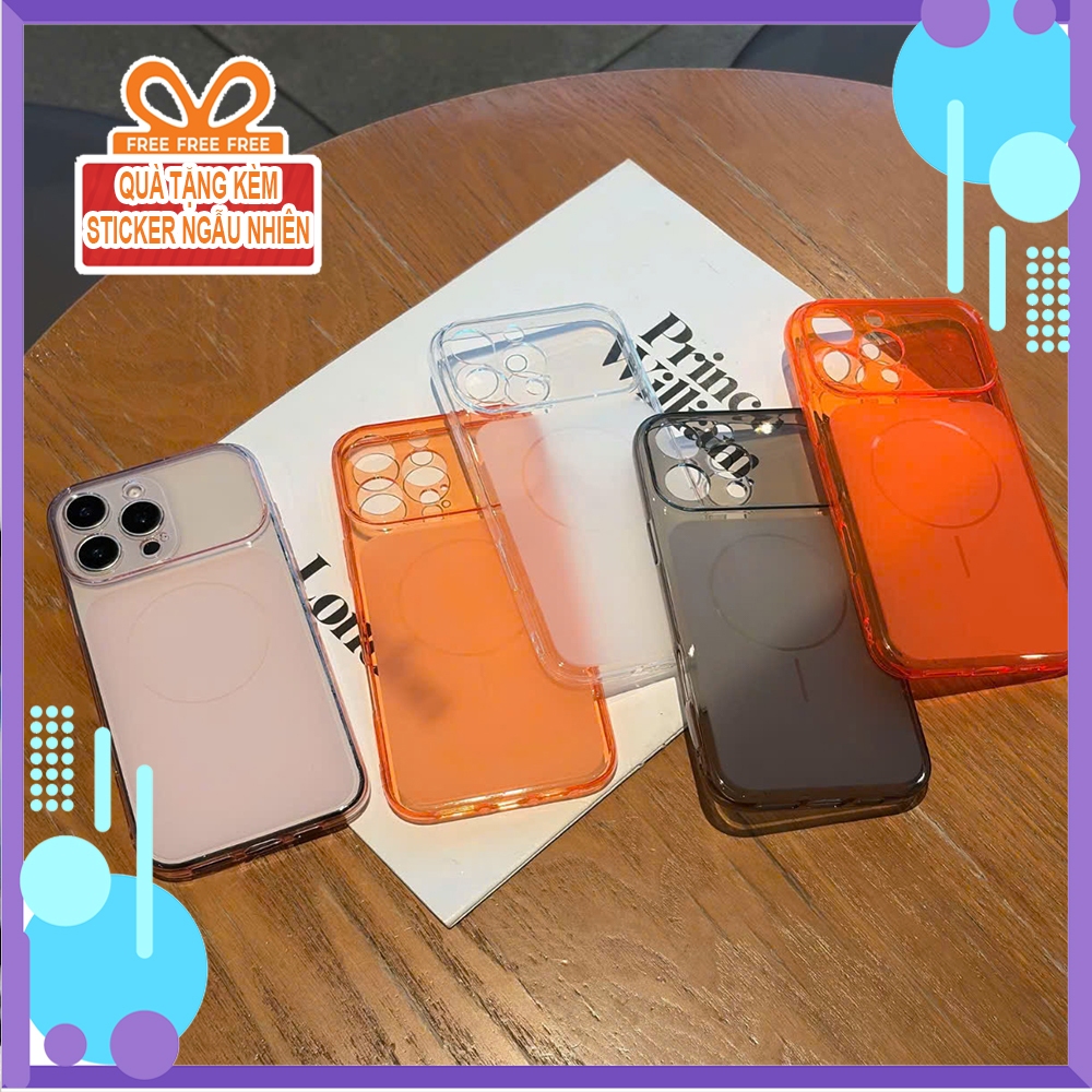 Ốp Lưng Silicon iPhone, Thiết Kế Camera Mờ Nâng Cấp Thành IP 17 – Dành Cho iP 11–17 Pro/Max/Plus