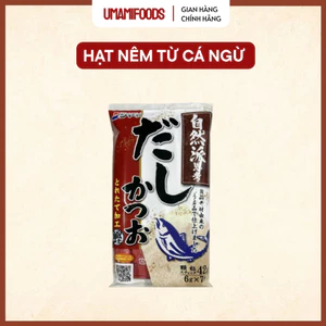 Bột nêm từ cá Mutenka Dashi Katsuo không bột ngọt {Shimaya)} - (7 gói x 6g)