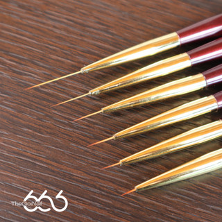 Cọ Tóc Vẽ Nét Nail Kolinsky ZXJ Japan Cao Cấp – Cọ Kẻ Line Siêu Mảnh, Siêu Mướt, Vẽ Cực Nét, Tạo Kiểu Lông Chồn Nail666