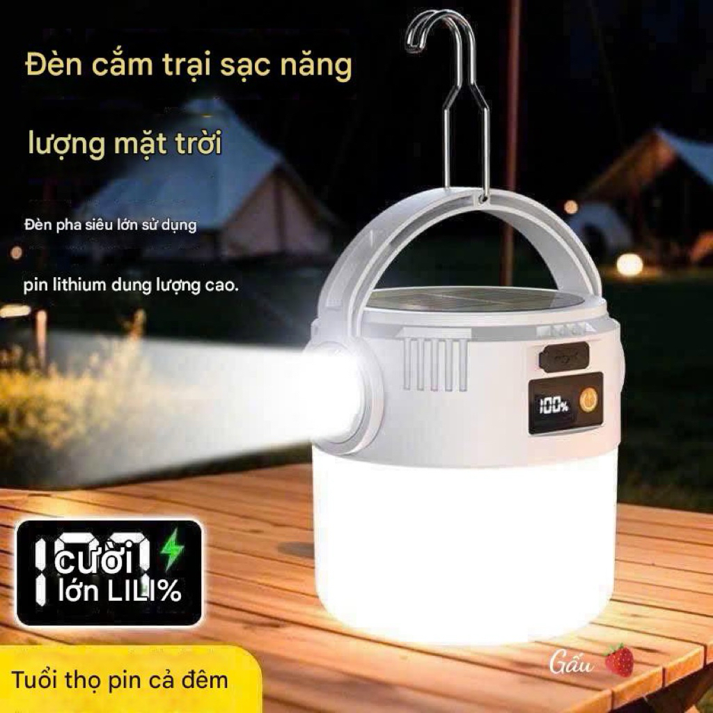 Đèn sạc năng lượng mặt trời usb