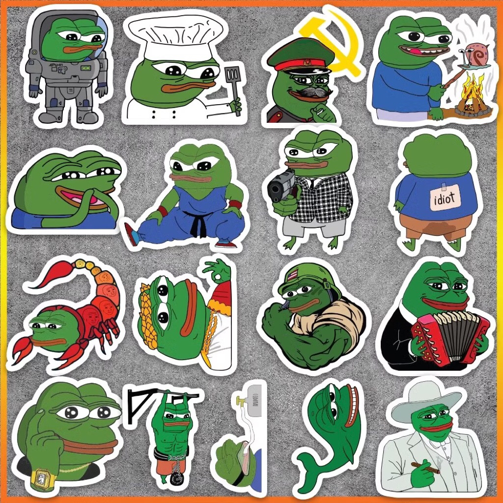 sticker crazy frog biến thể