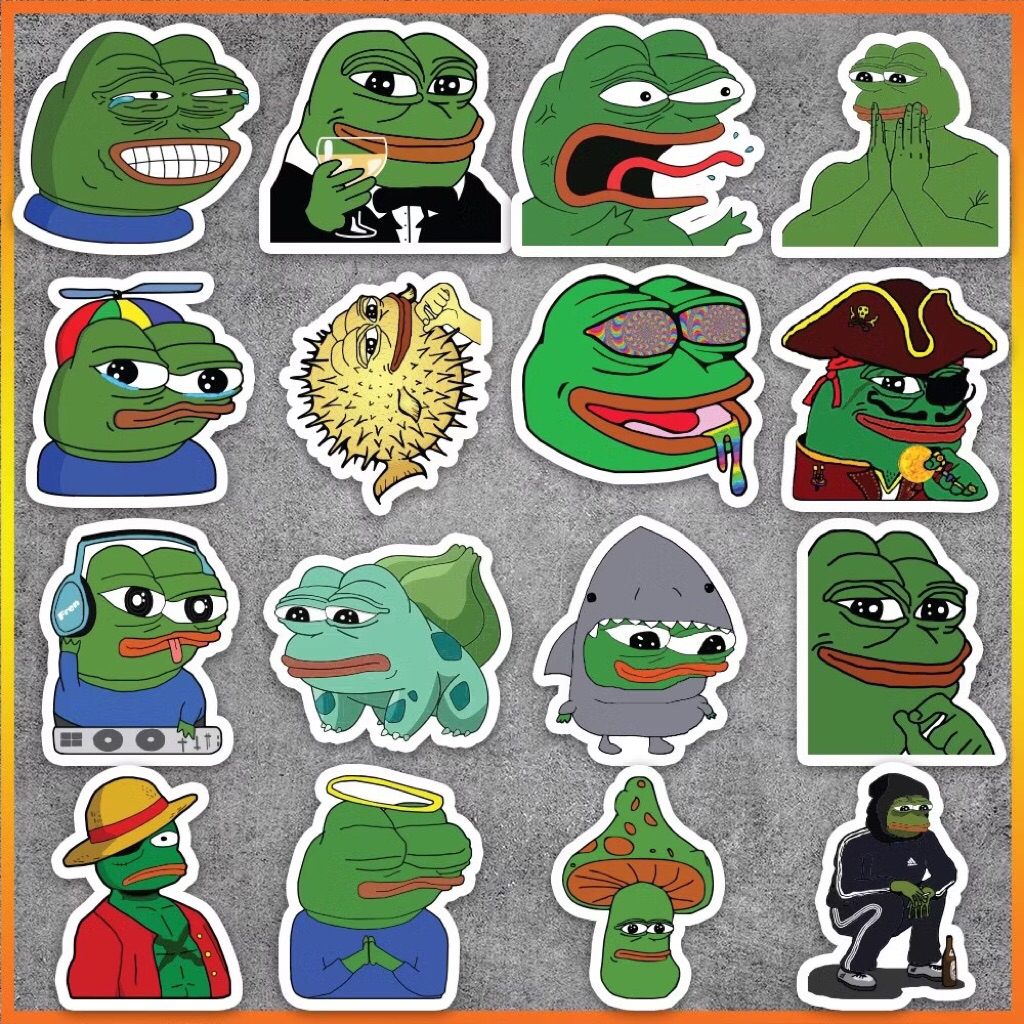 sticker crazy frog biến thể